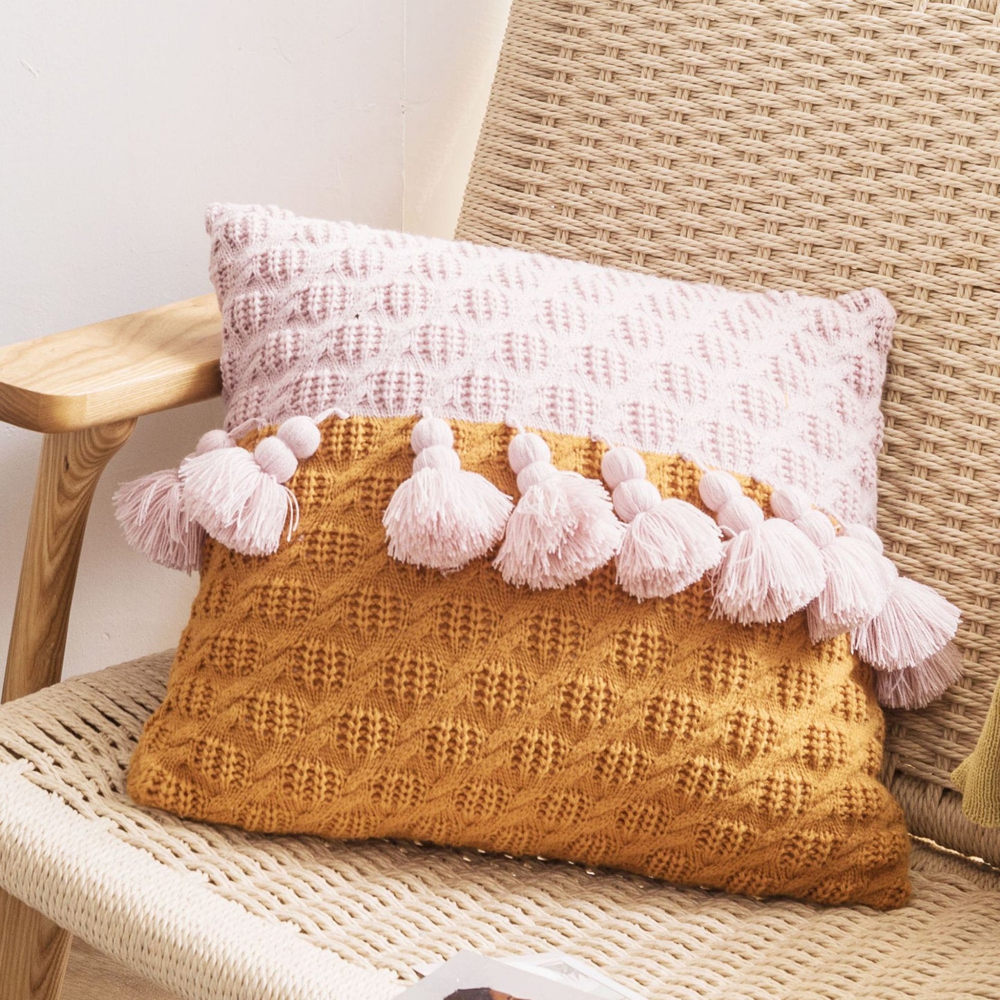 Braided Pillow Travel Office Accessories